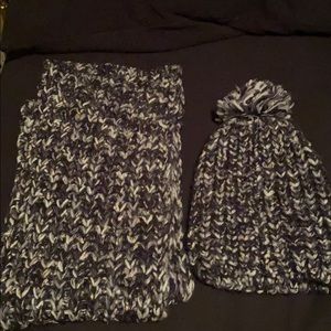 Matching scarf and beanie